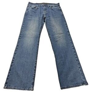 American Eagle Men Original Boot Medium Wash Mid Rise Stretch Denim Jean 29x32*